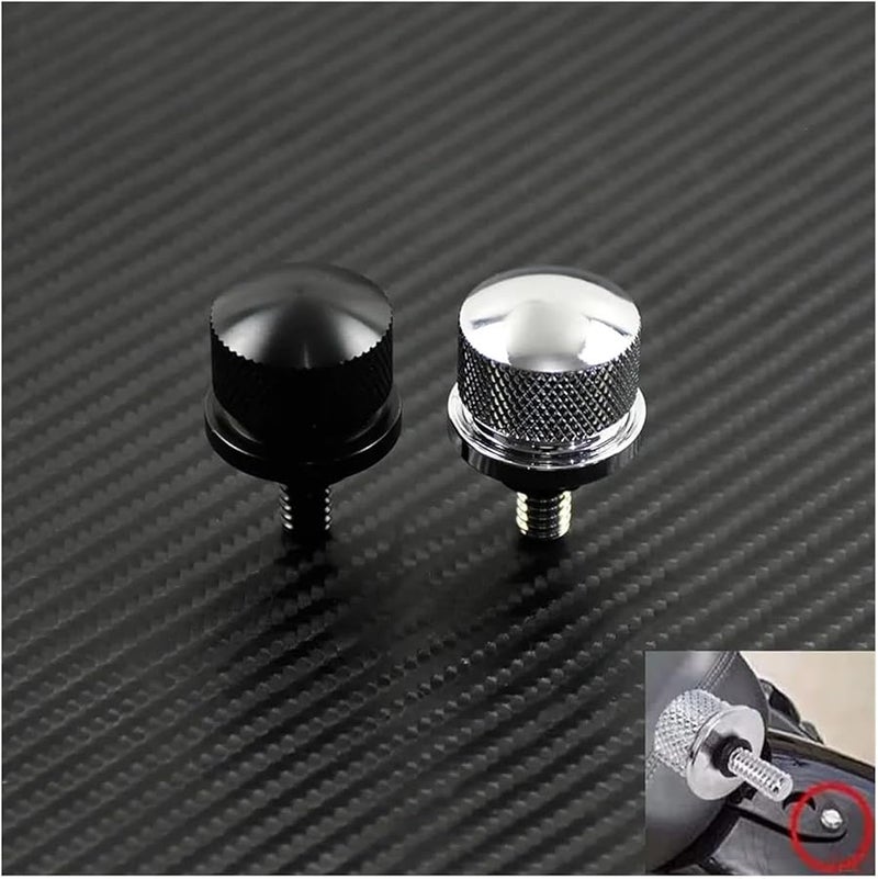 Motorcycle Seat Bolt Tab Screw Compatible With XL 96 19 In Black Chrome Color Seat Bolt A - Image 3
